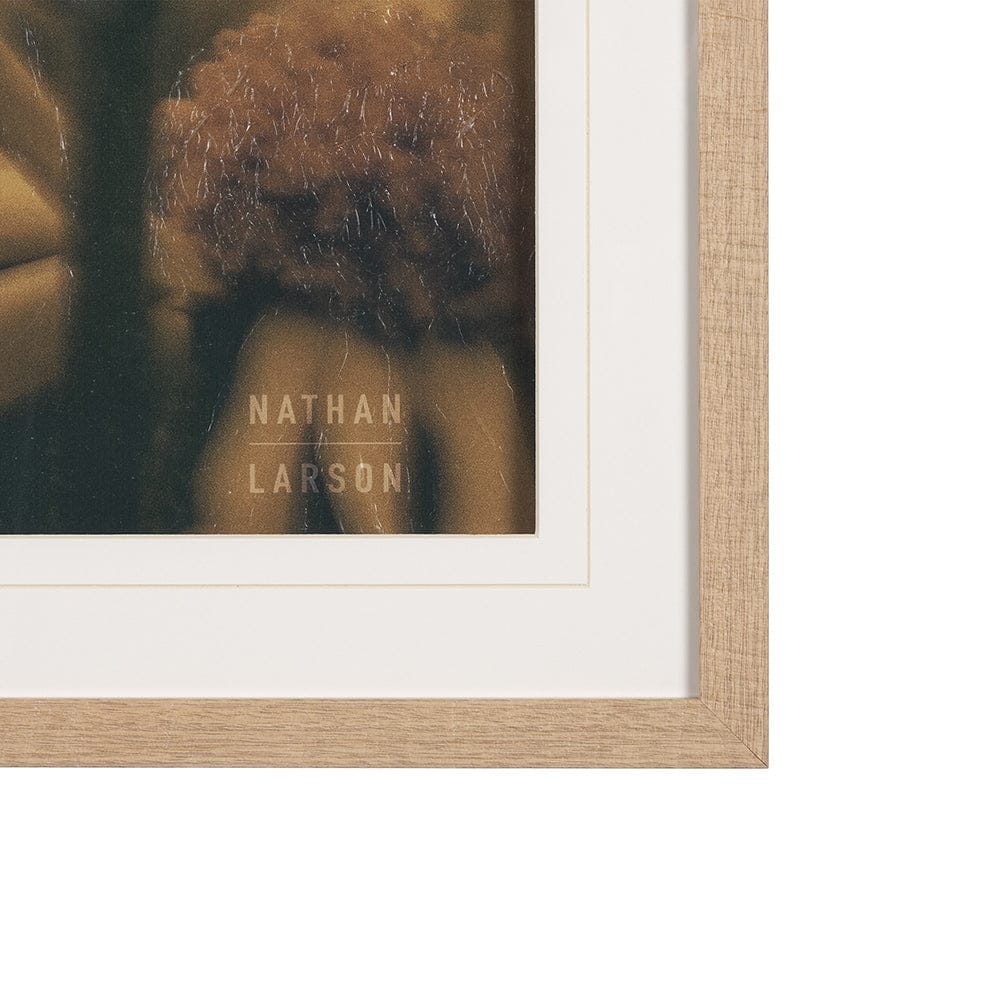 Mercana - Wild Blooms I by Nathan Larson a Hand Embellished Framed Art Print Matted under Glass - 15464 view 3