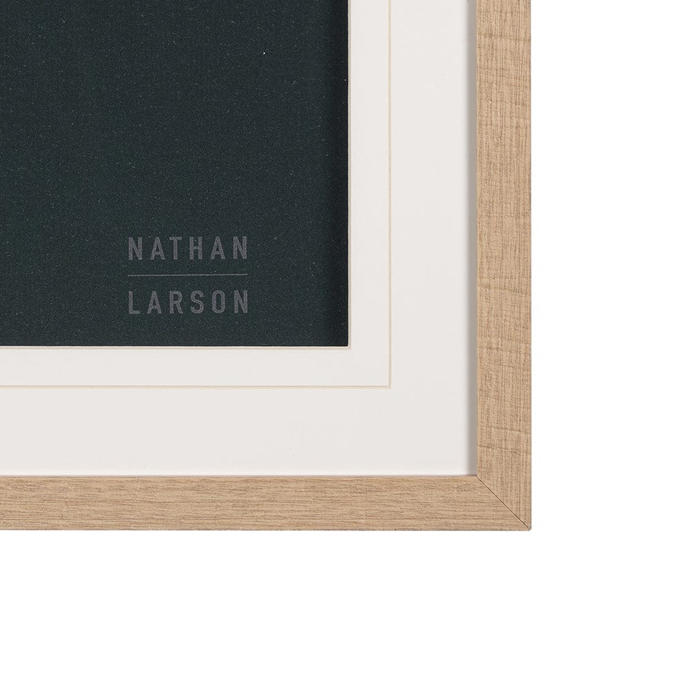 Mercana - Wild Blooms II by Nathan Larson a Hand Embellished Framed Art Print Matted under Glass - 15465 view 3