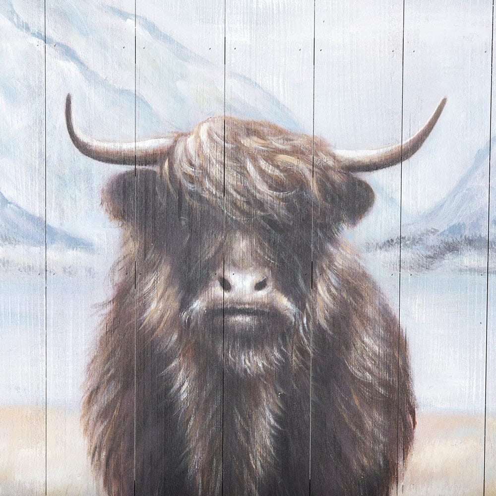 Mercana - Wild Ox Painting on Wood - 69756 view 6