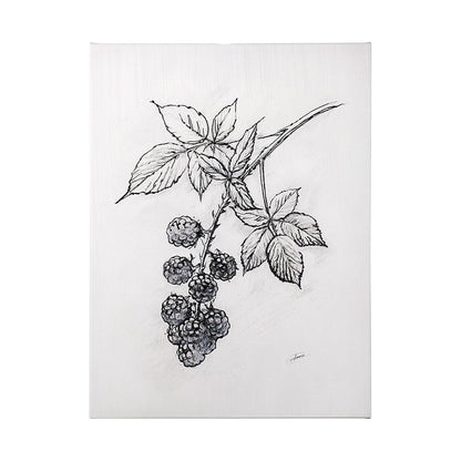 Mercana - Wildberry Collection Blackberry by Ariana a Hand Embellished Textured Canvas - 102012-L view 1