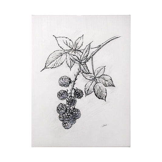 Mercana - Wildberry Collection Blackberry by Ariana a Hand Embellished Textured Canvas - 102012-L view 1