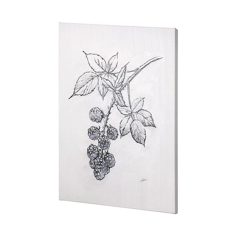 Mercana - Wildberry Collection Blackberry by Ariana a Hand Embellished Textured Canvas - 102012-L view 2