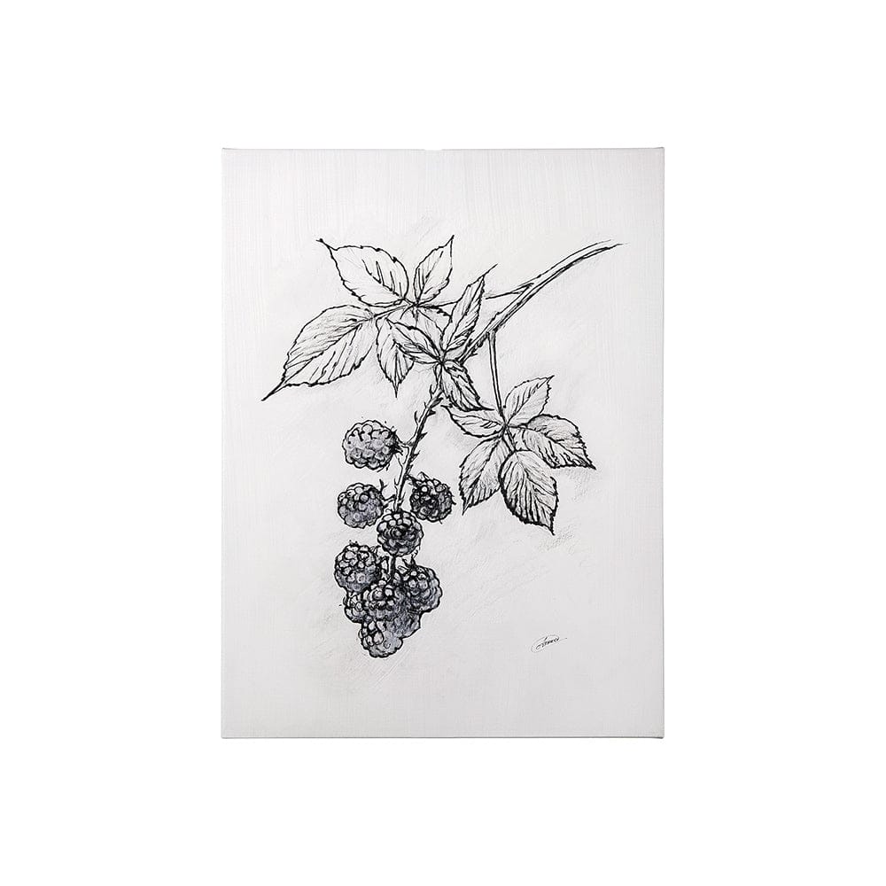 Mercana - Wildberry Collection Blackberry by Ariana a Hand Embellished Textured Canvas - 102012-S view 1