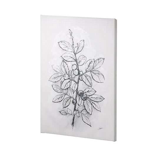 Mercana - Wildberry Collection Blueberry by Ariana a Hand Embellished Textured Canvas - 102013-L view 2