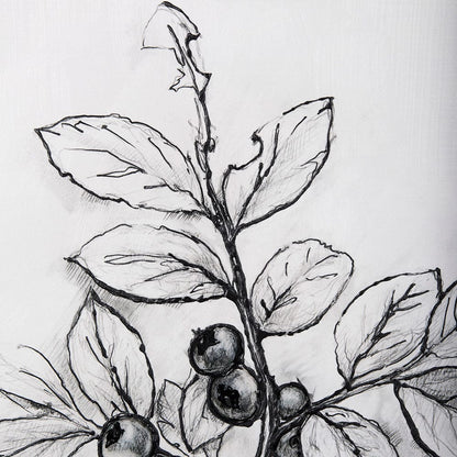 Mercana - Wildberry Collection Blueberry by Ariana a Hand Embellished Textured Canvas - 102013-S view 3