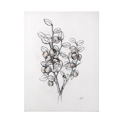 Mercana - Wildberry Collection Hucklberry by Ariana a Hand Embellished Textured Canvas - 102011-L view 1