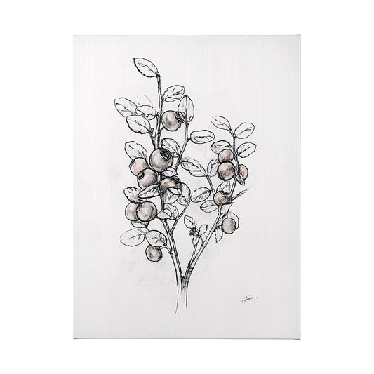 Mercana - Wildberry Collection Hucklberry by Ariana a Hand Embellished Textured Canvas - 102011-L view 1