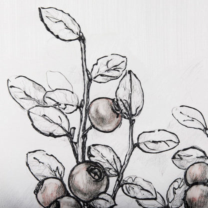 Mercana - Wildberry Collection Hucklberry by Ariana a Hand Embellished Textured Canvas - 102011-S view 4