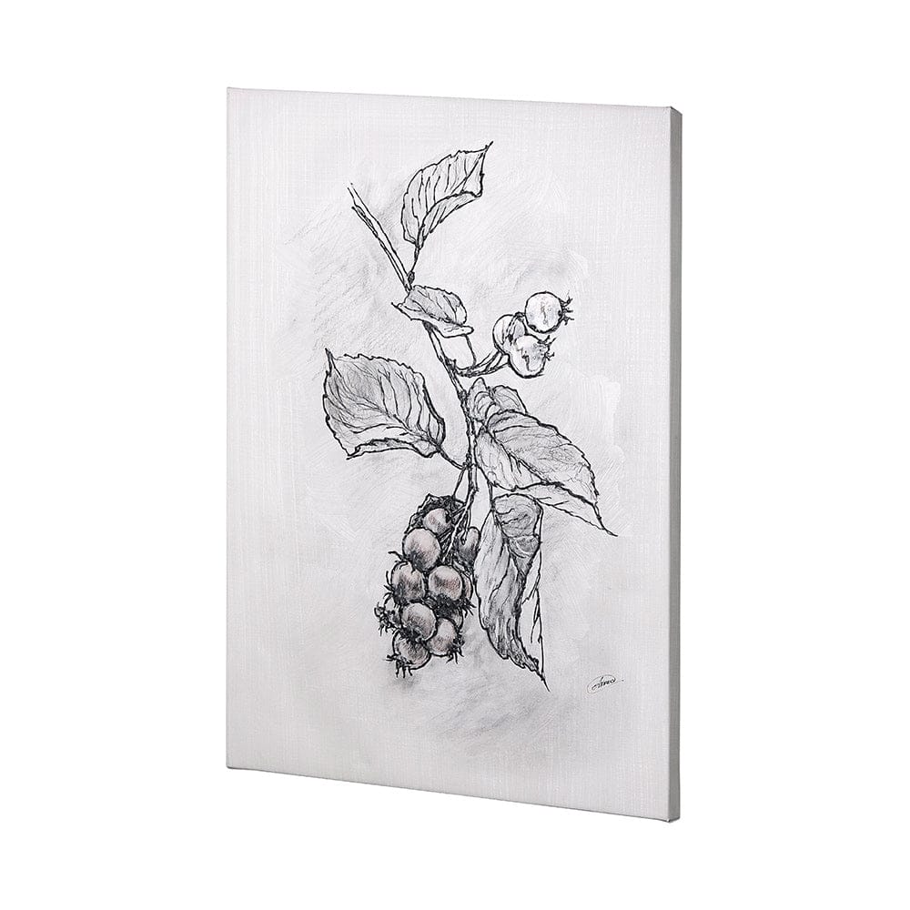 Mercana - Wildberry Collection Saskatoonberry by Ariana a Hand Embellished Textured Canvas - 102014-L view 2