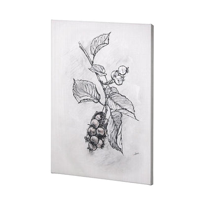 Mercana - Wildberry Collection Saskatoonberry by Ariana a Hand Embellished Textured Canvas - 102014-L view 2