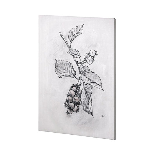 Mercana - Wildberry Collection Saskatoonberry by Ariana a Hand Embellished Textured Canvas - 102014-L view 2