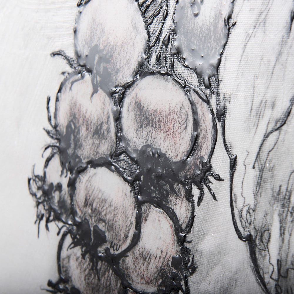Mercana - Wildberry Collection Saskatoonberry by Ariana a Hand Embellished Textured Canvas - 102014-L view 4