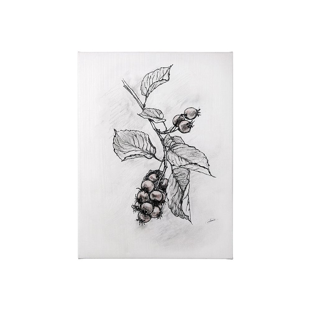 Mercana - Wildberry Collection Saskatoonberry by Ariana a Hand Embellished Textured Canvas - 102014-S view 1
