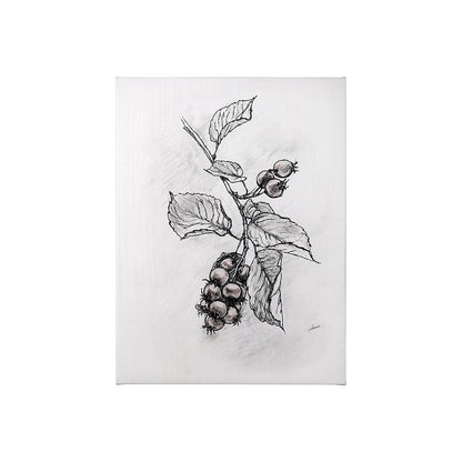 Mercana - Wildberry Collection Saskatoonberry by Ariana a Hand Embellished Textured Canvas - 102014-S view 1