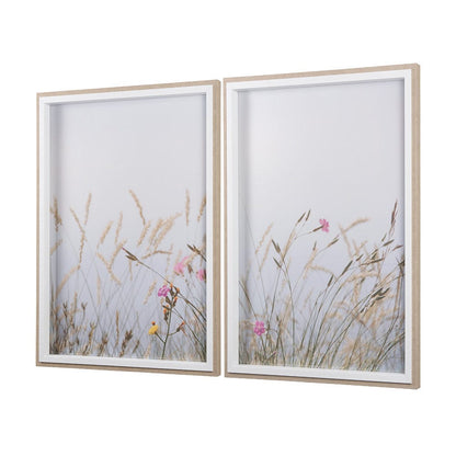 Mercana - Wildflower Fade - L by Mercana Studio a Framed Art Print Matted under Glass - 14077 view 2