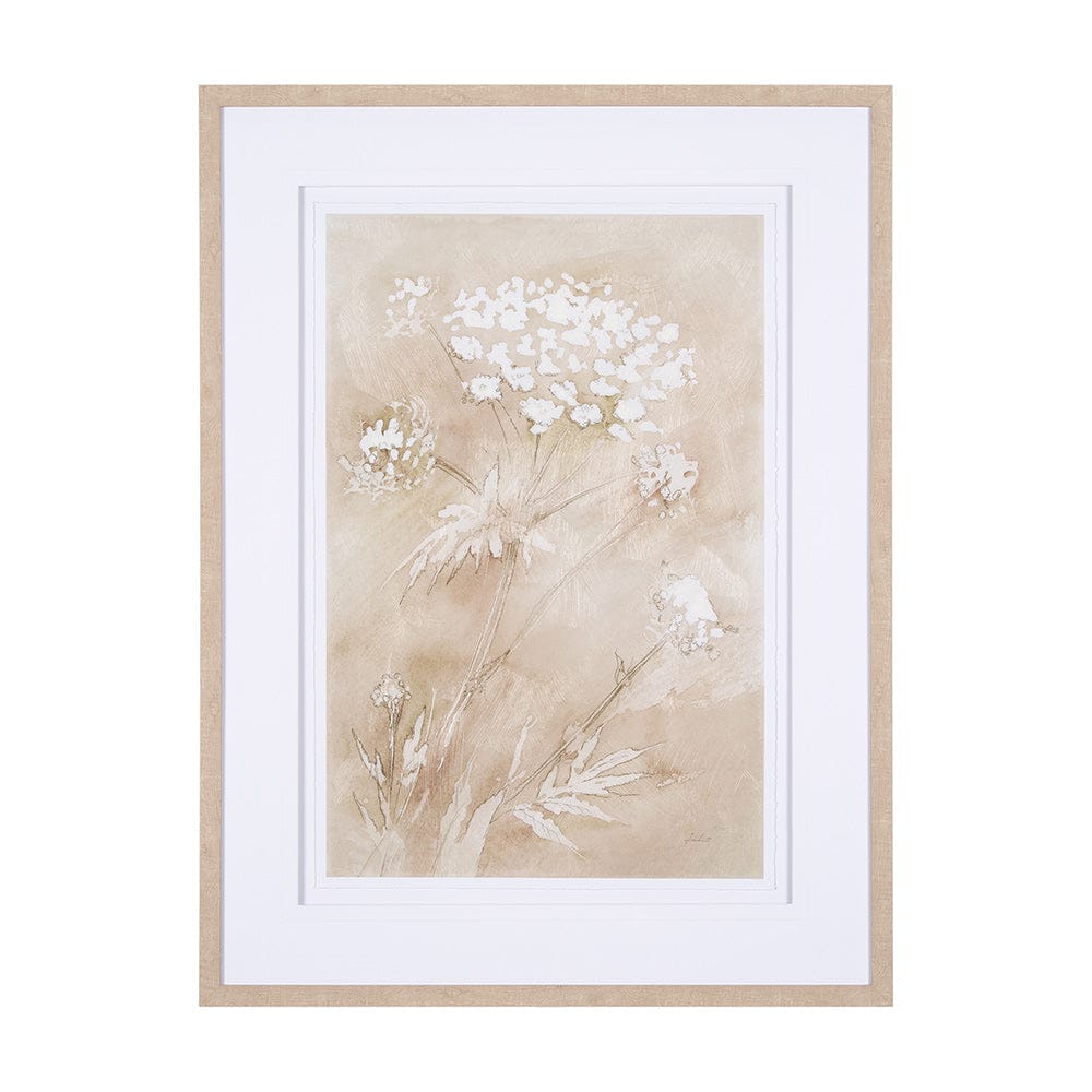 Mercana - Wildflower II by Mercana Studio a Hand Embellished Textured Framed Art Print Matted under Glass - 15142 view 1