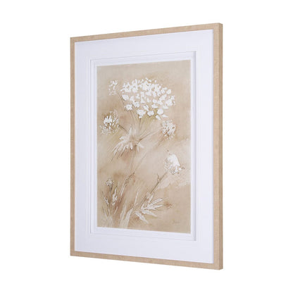 Mercana - Wildflower II by Mercana Studio a Hand Embellished Textured Framed Art Print Matted under Glass - 15142 view 2