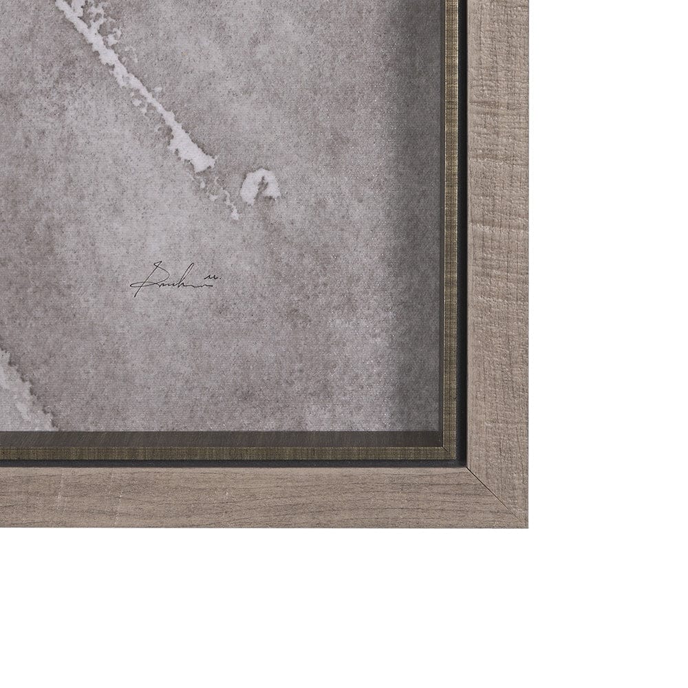 Mercana - Wildflowers II Charcoal by Mercana Studio a Hand Embellished Textured Framed Art Print - 15126 view 3
