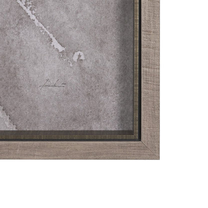 Mercana - Wildflowers II Charcoal by Mercana Studio a Hand Embellished Textured Framed Art Print - 15126 view 3