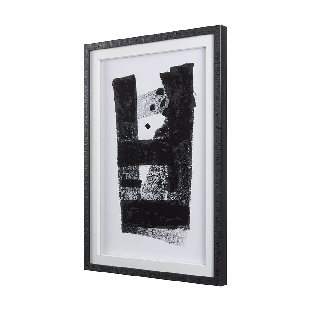 Mercana - Wind I by Mercana Studio a Hand Embellished Textured Framed Art Print Matted under Glass - 14102 view 2
