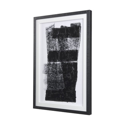 Mercana - Wind II by Mercana Studio a Hand Embellished Textured Framed Art Print Matted under Glass - 14103 view 2