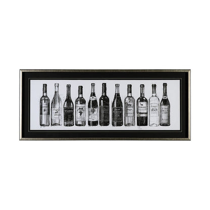 Mercana - Wine Celler Crop v2 by Avery Tillmon a Hand Embellished Textured Framed Art Print Matted under Glass - 13467 view 1