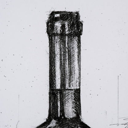 Mercana - Wine Celler Crop v2 by Avery Tillmon a Hand Embellished Textured Framed Art Print Matted under Glass - 13467 view 5