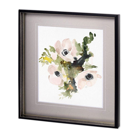 Mercana - winter bouquet 1 by Megan Swartz a Hand Embellished Textured Framed Art Print Matted under Glass - 11450 view 1