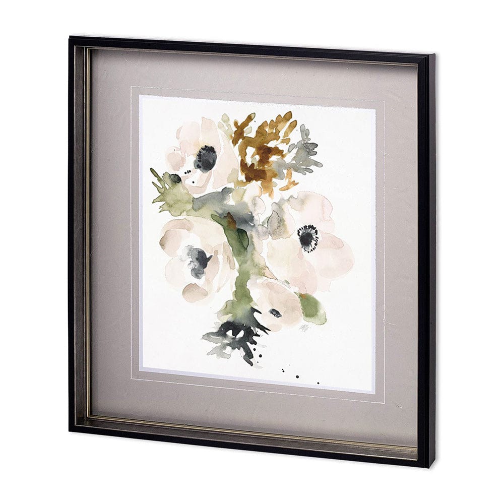 Mercana - winter bouquet 2 by Megan Swartz a Hand Embellished Textured Framed Art Print Matted under Glass - 11451 view 1