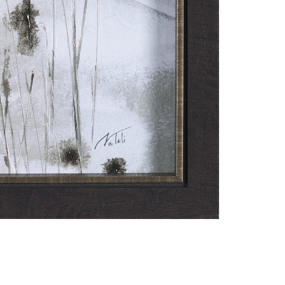 Mercana - Winter Day II by Mercana Studio a Hand Embellished Textured Framed Art Print - 15178 view 3