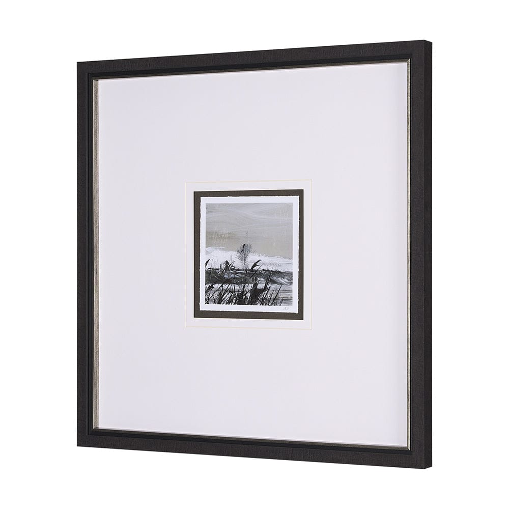 Mercana - Winter Day III by Mercana Studio a Hand Embellished Textured Framed Art Print Matted under Glass - 15188 view 2