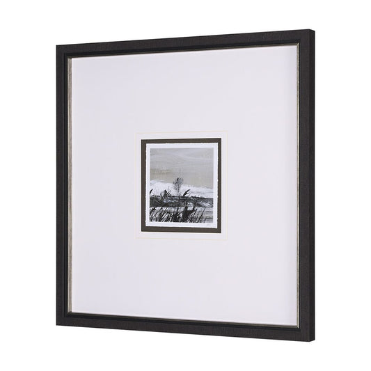 Mercana - Winter Day III by Mercana Studio a Hand Embellished Textured Framed Art Print Matted under Glass - 15188 view 2