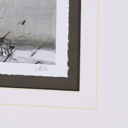 Mercana - Winter Day IV by Mercana Studio a Hand Embellished Textured Framed Art Print Matted under Glass - 15189 view 6