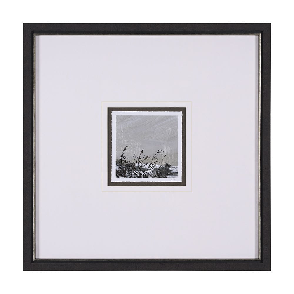 Mercana - Winter Day V by Mercana Studio a Hand Embellished Textured Framed Art Print Matted under Glass - 15190 view 1