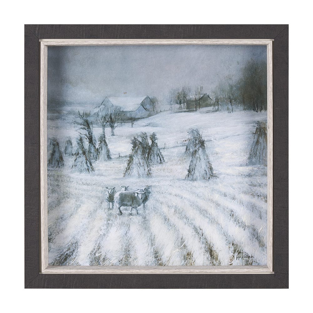 Mercana - Winter On The Farm II by Mercana Studio a Hand Embellished Framed Art Print - 15599 view 1