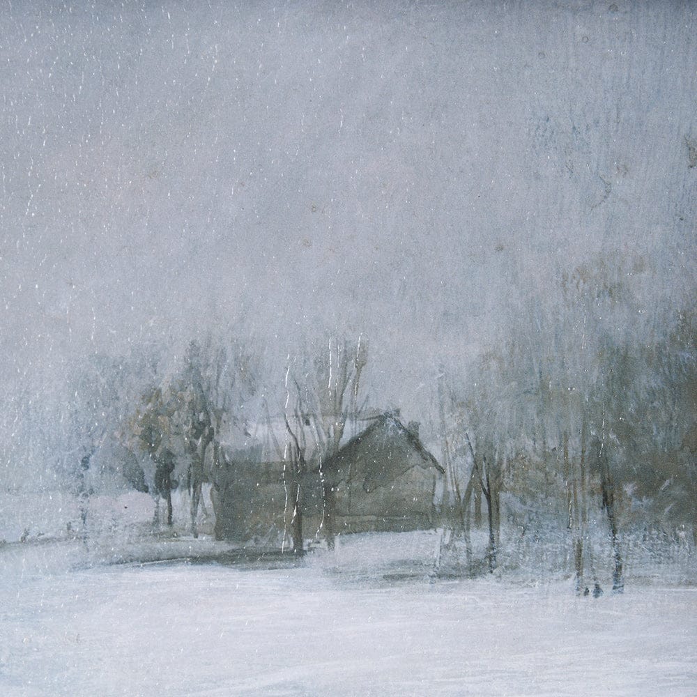 Mercana - Winter On The Farm II by Mercana Studio a Hand Embellished Framed Art Print - 15599 view 7