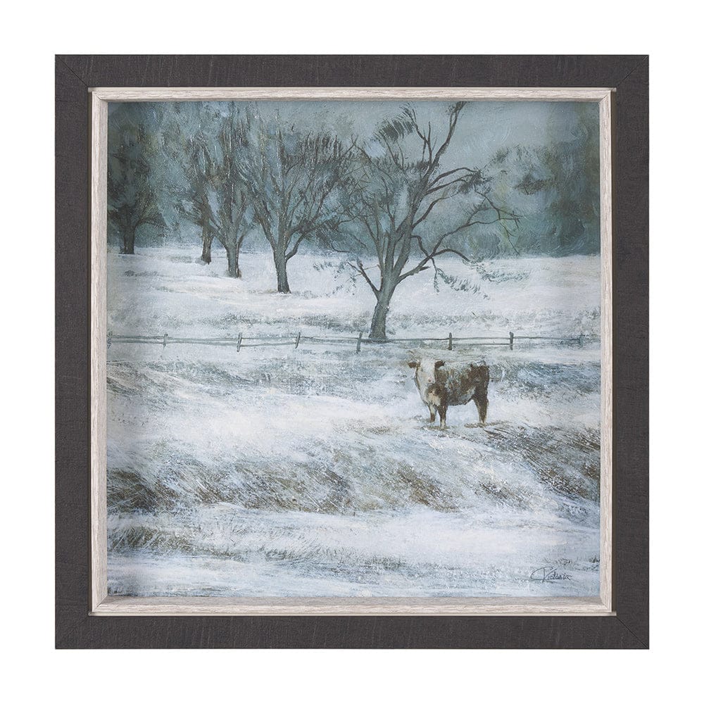Mercana - Winter On The Farm III by Mercana Studio a Hand Embellished Framed Art Print - 15600 view 1