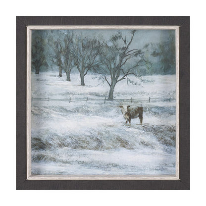 Mercana - Winter On The Farm III by Mercana Studio a Hand Embellished Framed Art Print - 15600 view 1