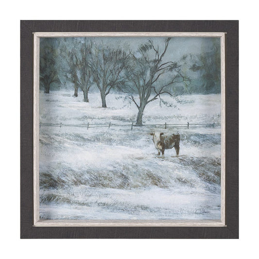 Mercana - Winter On The Farm III by Mercana Studio a Hand Embellished Framed Art Print - 15600 view 1