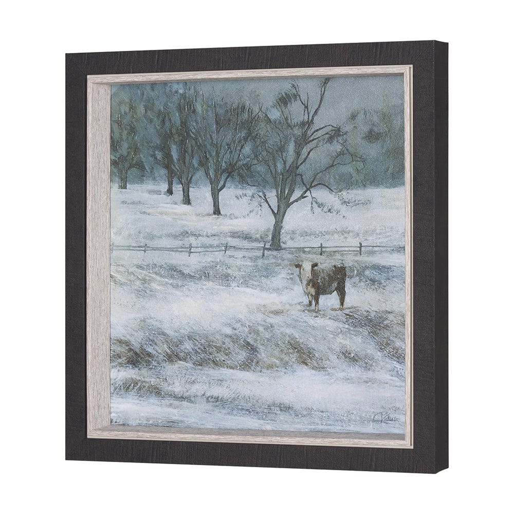 Mercana - Winter On The Farm III by Mercana Studio a Hand Embellished Framed Art Print - 15600 view 2