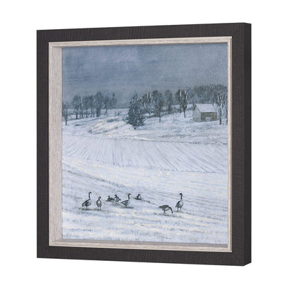 Mercana - Winter On The Farm IV by Mercana Studio a Hand Embellished Framed Art Print - 15601 view 2