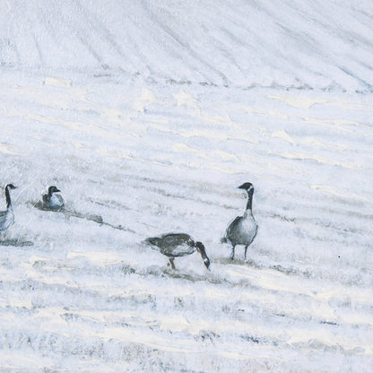 Mercana - Winter On The Farm IV by Mercana Studio a Hand Embellished Framed Art Print - 15601 view 6