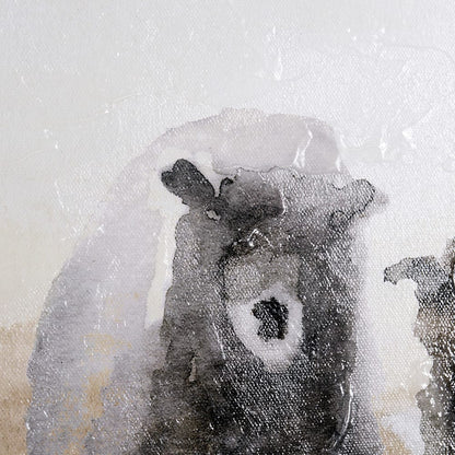 Mercana - Winter Sheeps I by Stellar Design Studio a Hand Embellished Textured Canvas - 101767-S view 3