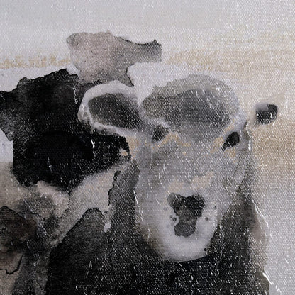 Mercana - Winter Sheeps II by Stellar Design Studio a Hand Embellished Textured Canvas - 101768-S view 3