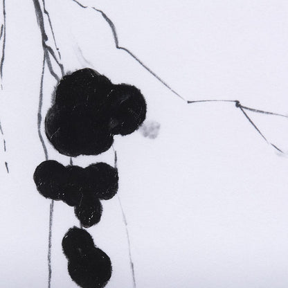 Mercana - Winterberries I by Mercana Studio a Hand Embellished Textured Framed Art Print Matted under Glass - 14812 view 7
