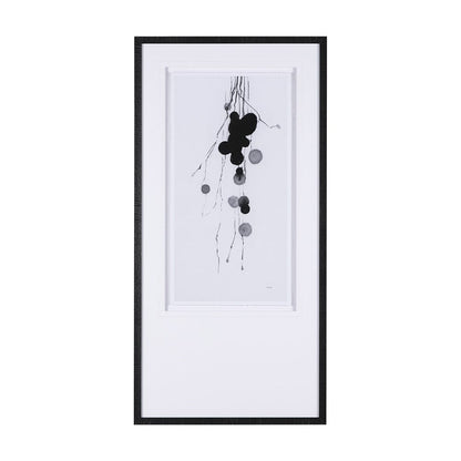 Mercana - Winterberries II by Mercana Studio a Hand Embellished Textured Framed Art Print Matted under Glass - 14813 view 1