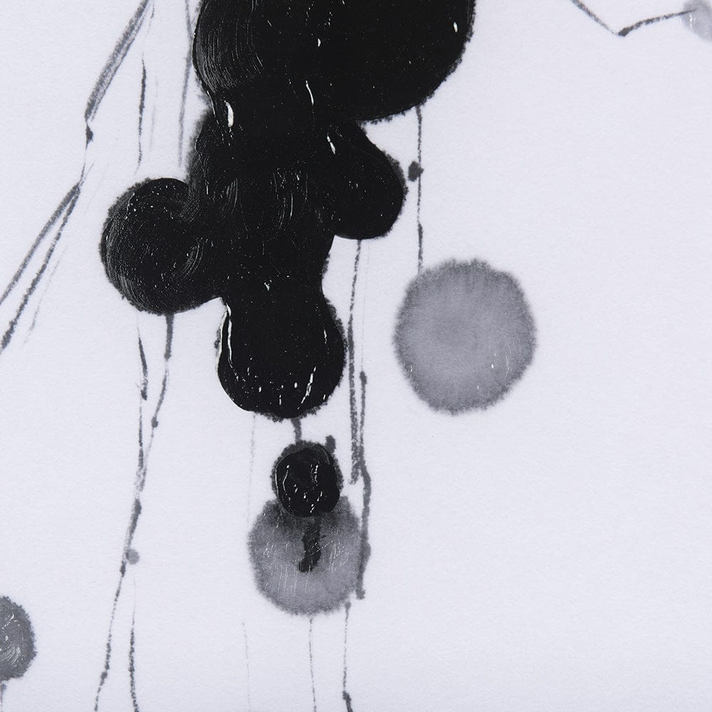 Mercana - Winterberries II by Mercana Studio a Hand Embellished Textured Framed Art Print Matted under Glass - 14813 view 7