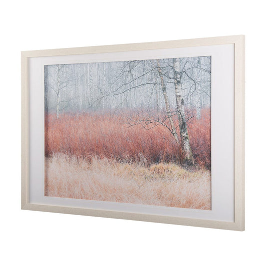 Mercana - Woddlland pastels by Mercana Studio a Hand Embellished Textured Framed Art Print Matted under Glass - 14094 view 2