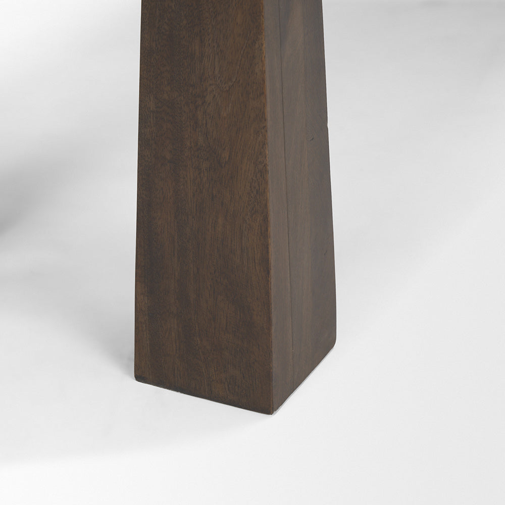 Mercana - Wolcott Rectangular Dark Brown Solid Wood Bench - 71019 view 7