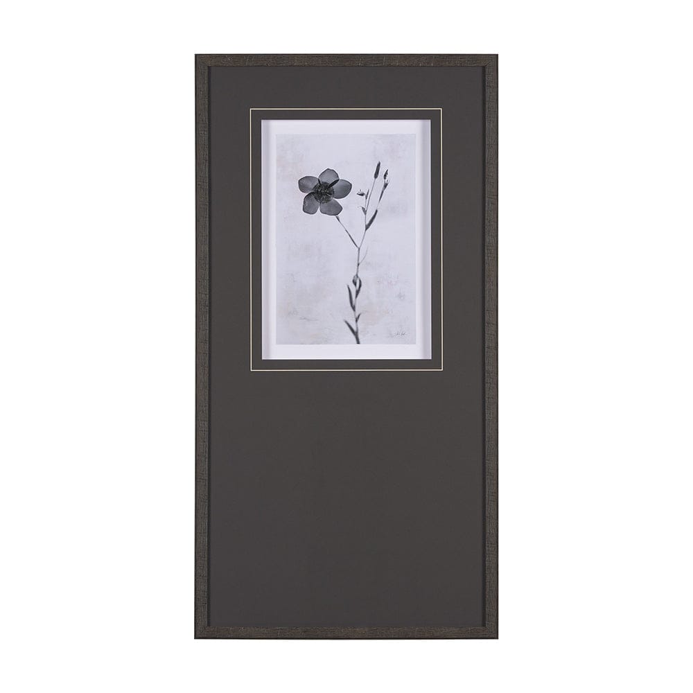 Mercana - Wonderful Wildflowers XIV Neutral by Deborah Revell a Hand Embellished Framed Art Print Matted under - 15710 view 1